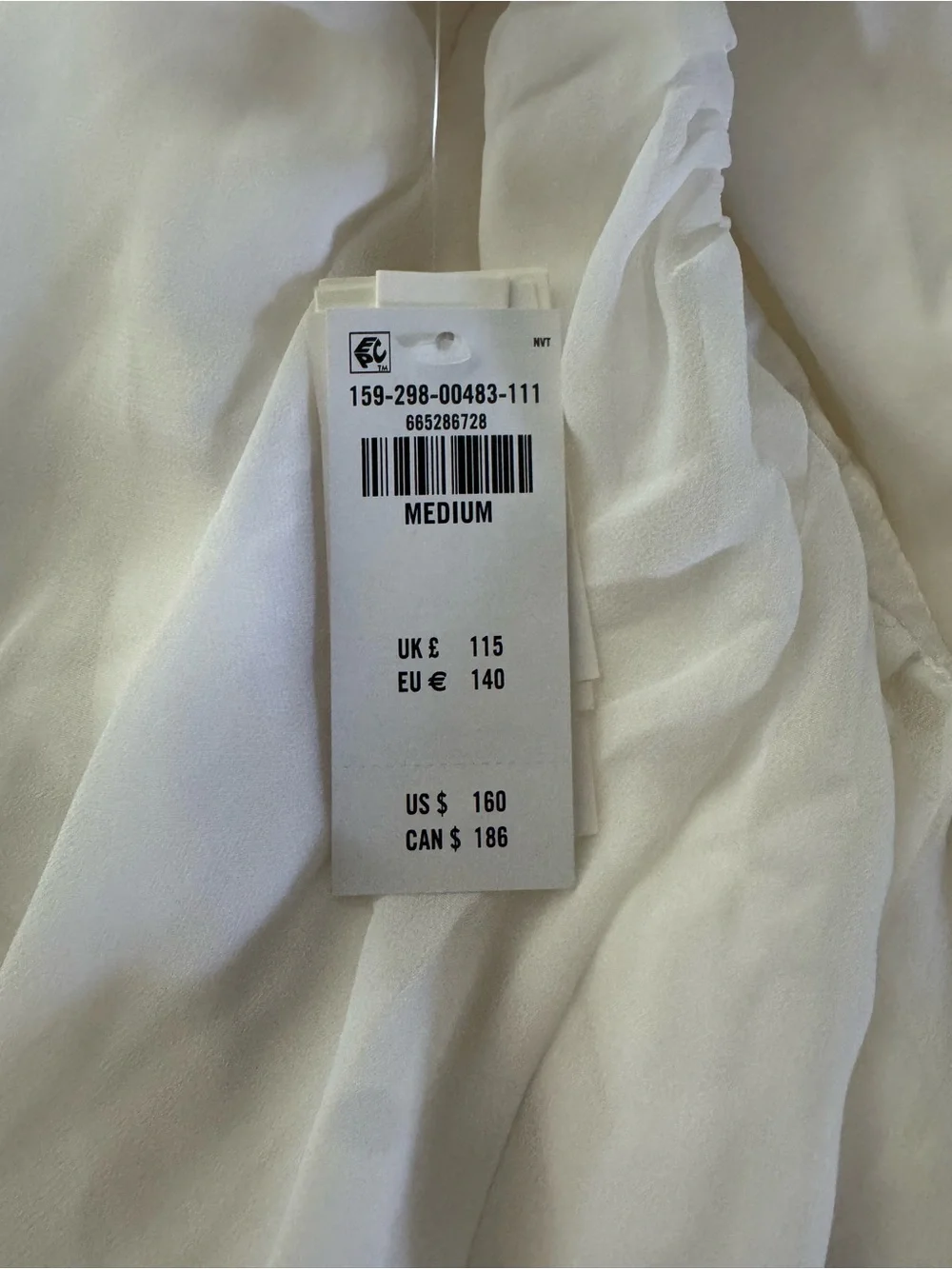 Abercrombie & Fitch White Babydoll Cutout Beaded Maxi Dress